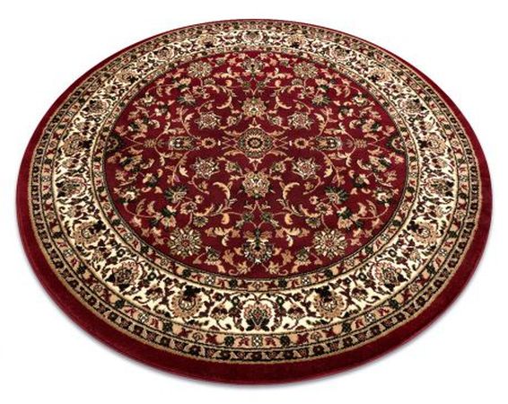 Okrúhly koberec ROYAL Bordový, kruh