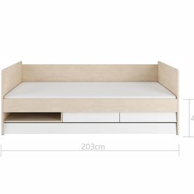 So sixty posteľ s prístelkou 90x200 cm