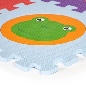 EcoToys Penové puzzle pre deti so zvieratkami 90x90 cm  9ks