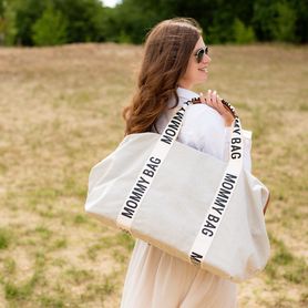 Prebaľovacia taška Mommy Bag Canvas Off White