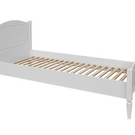 Royal nadčasová biela posteľ 90x200 cm