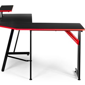 Rohový hrací/ počítačový stôl s policou