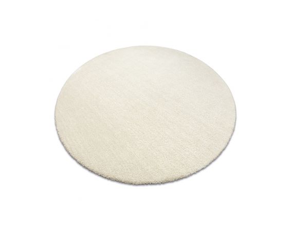 Moderný okrúhly koberec LATIO 71351056, prateľný,  krémový