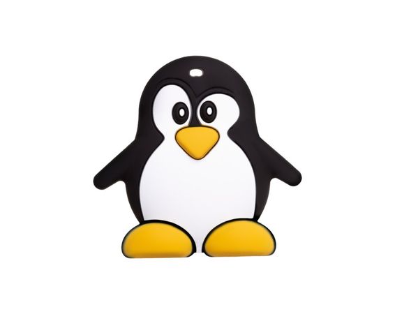 Silikonové hryzátko Pinguin Akuku