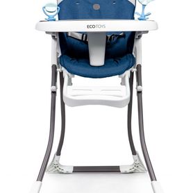 Jedálenská stolička Eco Toys, blue 1904