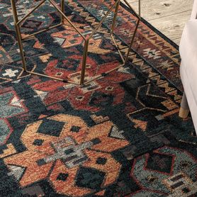 Vlnený koberec OMEGA ROHAN Orientálny vzor, navy