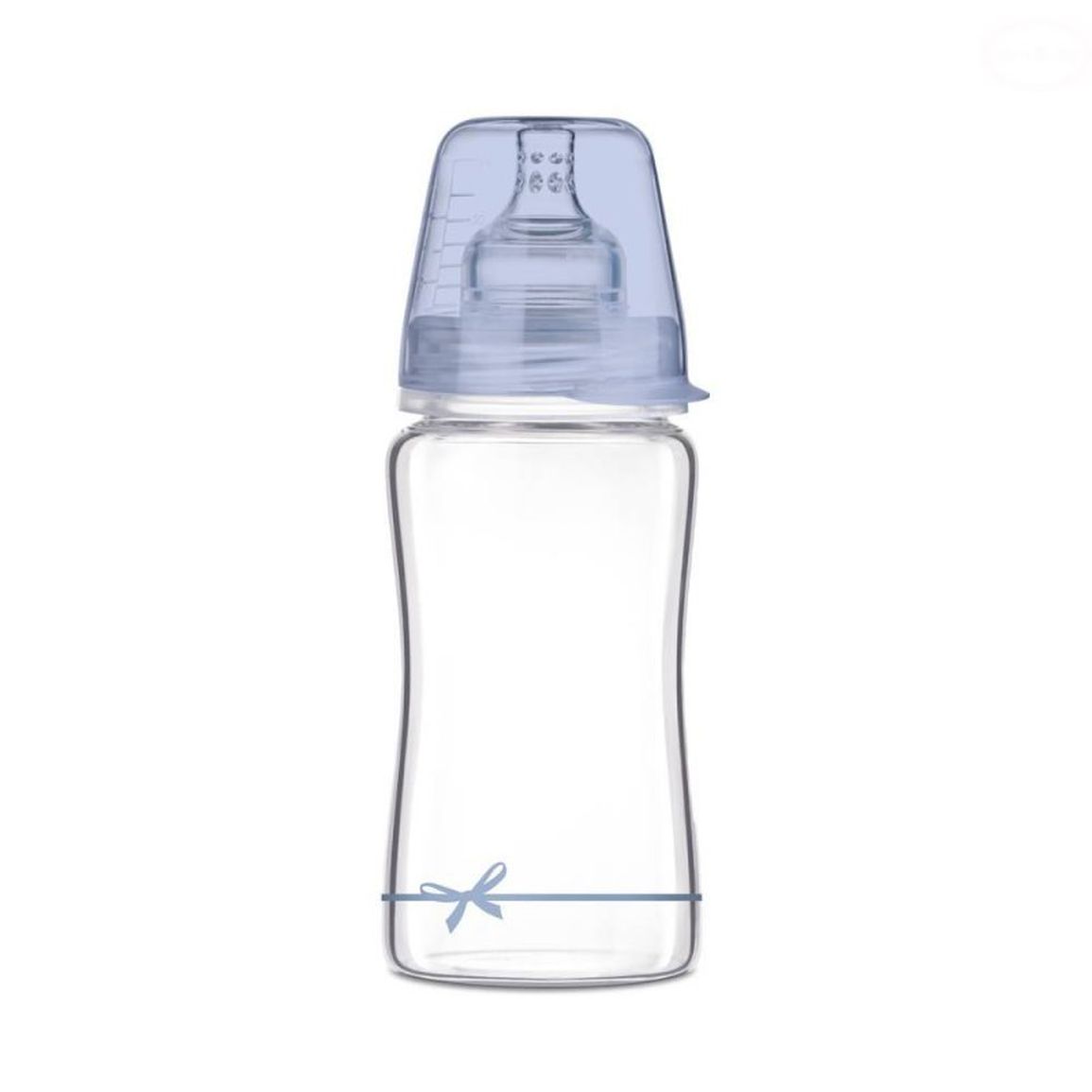 Lovi sklenená fľaša Baby Shower Blue 250 ml