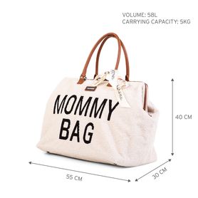 Prebaľovacia taška Mommy Bag Teddy Off White
