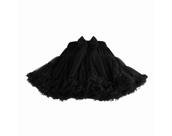 Detská dolly sukňa, čierna