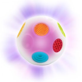 Hudobná a svietiaca loptička Rainbow Ball