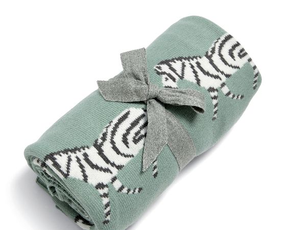 Pletená deka Zebra