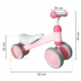 Ecotoys balančný bicykel, Odrážadlo ružové