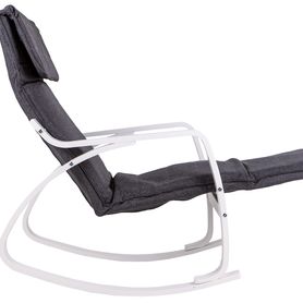 Finnish rocking armchair with a footrest  Goodhome