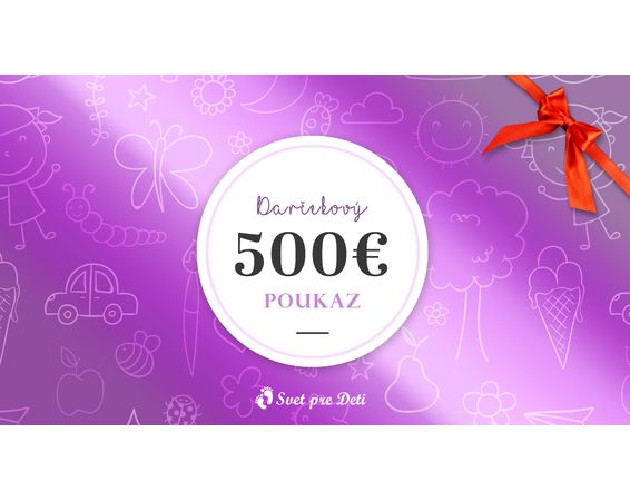 Darčeková poukážka 500€