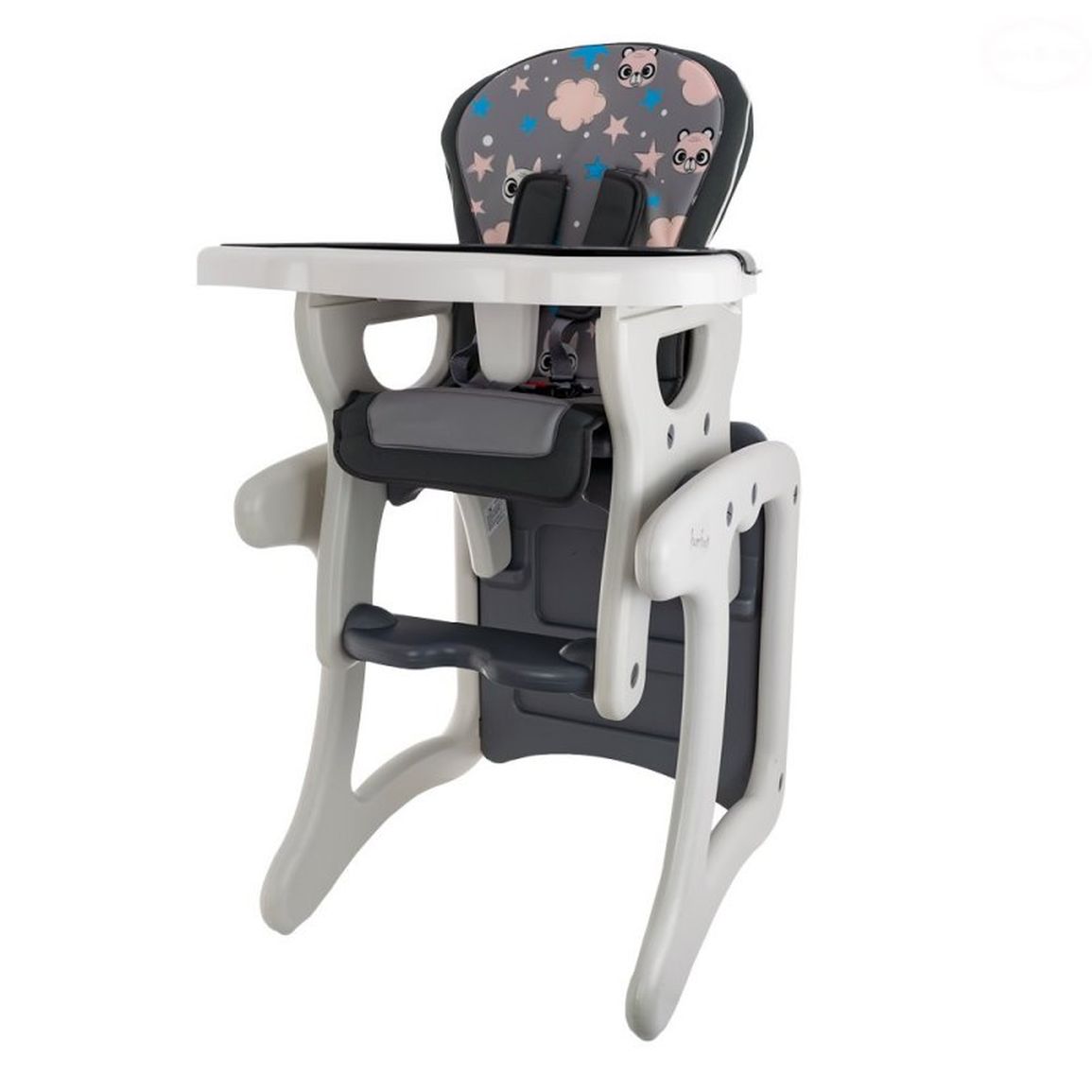 Euro Baby jedálenská stolička  HB-GY01 GREY NEW