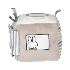 Kocka textilný králiček Miffy Fluffy Green