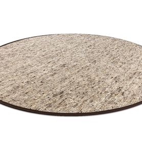 Koberec NEPAL 2100 kruh, vlnený, obojstranný, prírodný,  sand
