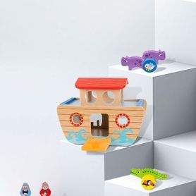 Noemova archa +16 figúriek Eco Toys