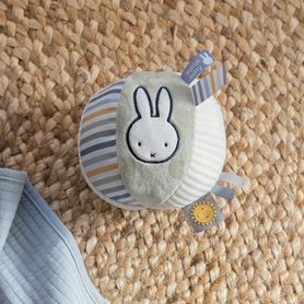 Loptička textilná králiček Miffy Fluffy Blue