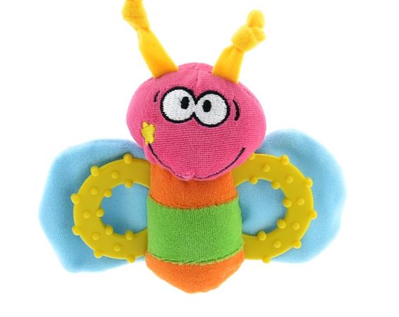 Šumiaca hračka - ružová včielka