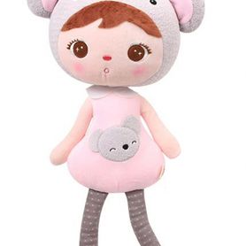 Metoo bábika Koala XL , sivá/ružová