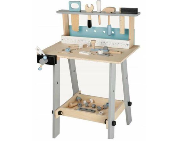 Drevený stolík s náradím Eco Toys + 32 príslušenstiev