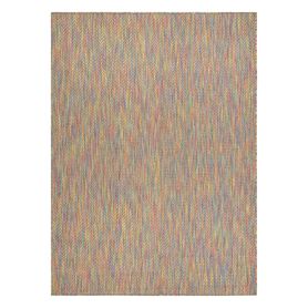 Moderný šnúrkový koberec FISY SIZAL 20776 Cik - cak, dúhový
