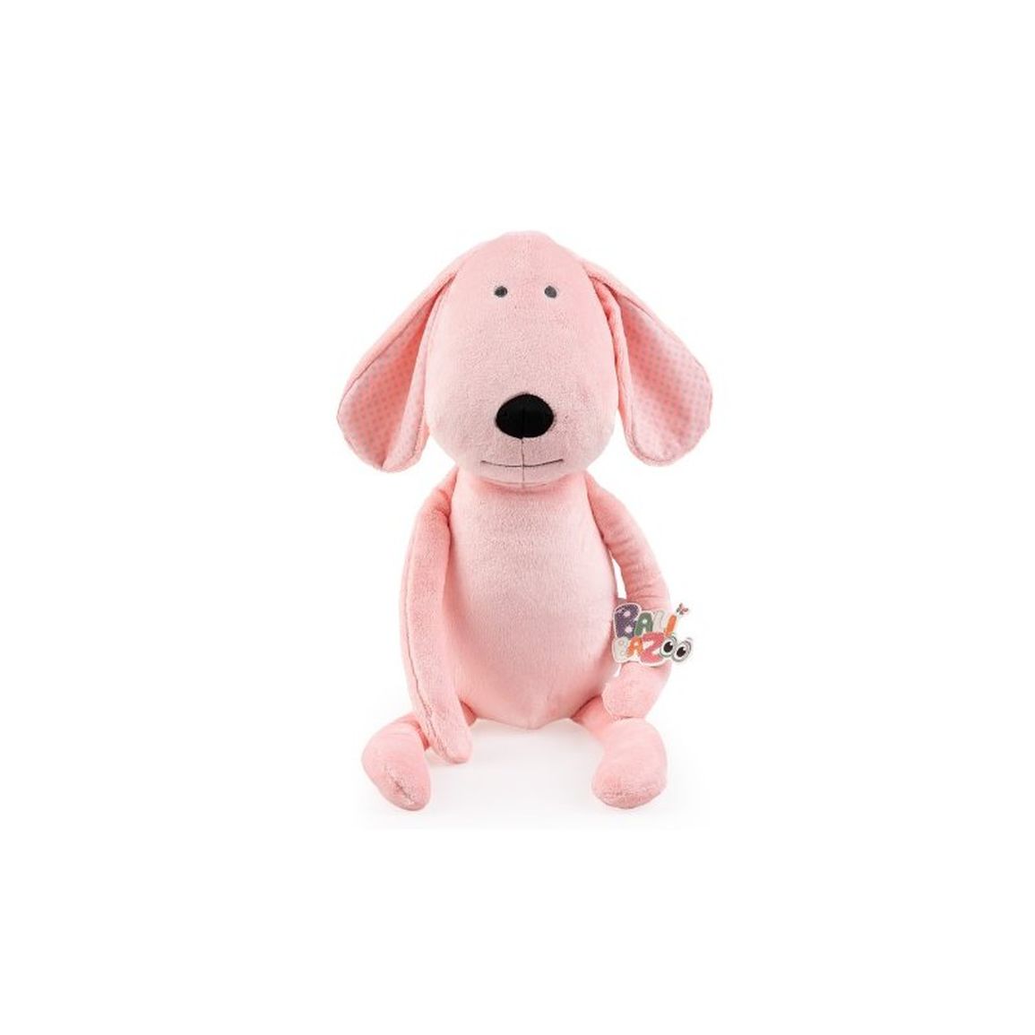 Plyšový psík, ružový 58 cm