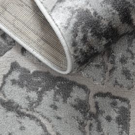 Moderný MEFE koberec 6185 Peň stromu,  sivý