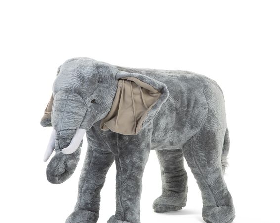 Slon plyšový stojací 60cm
