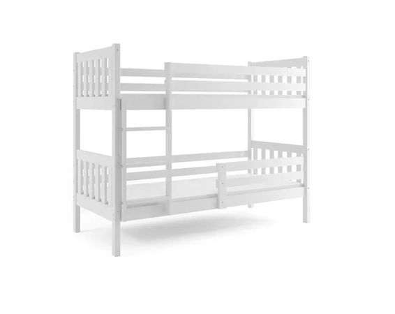 Poschodová posteľ CARINO WHITE 90x200 bez úložného priestoru