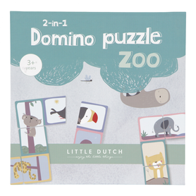 Domino Puzzle Zoo Little Dutch