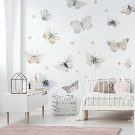 Nálepka na stenu - Motýle