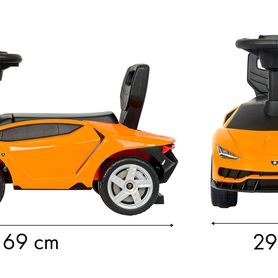 Odrážadlo Lamborghini, oranžové