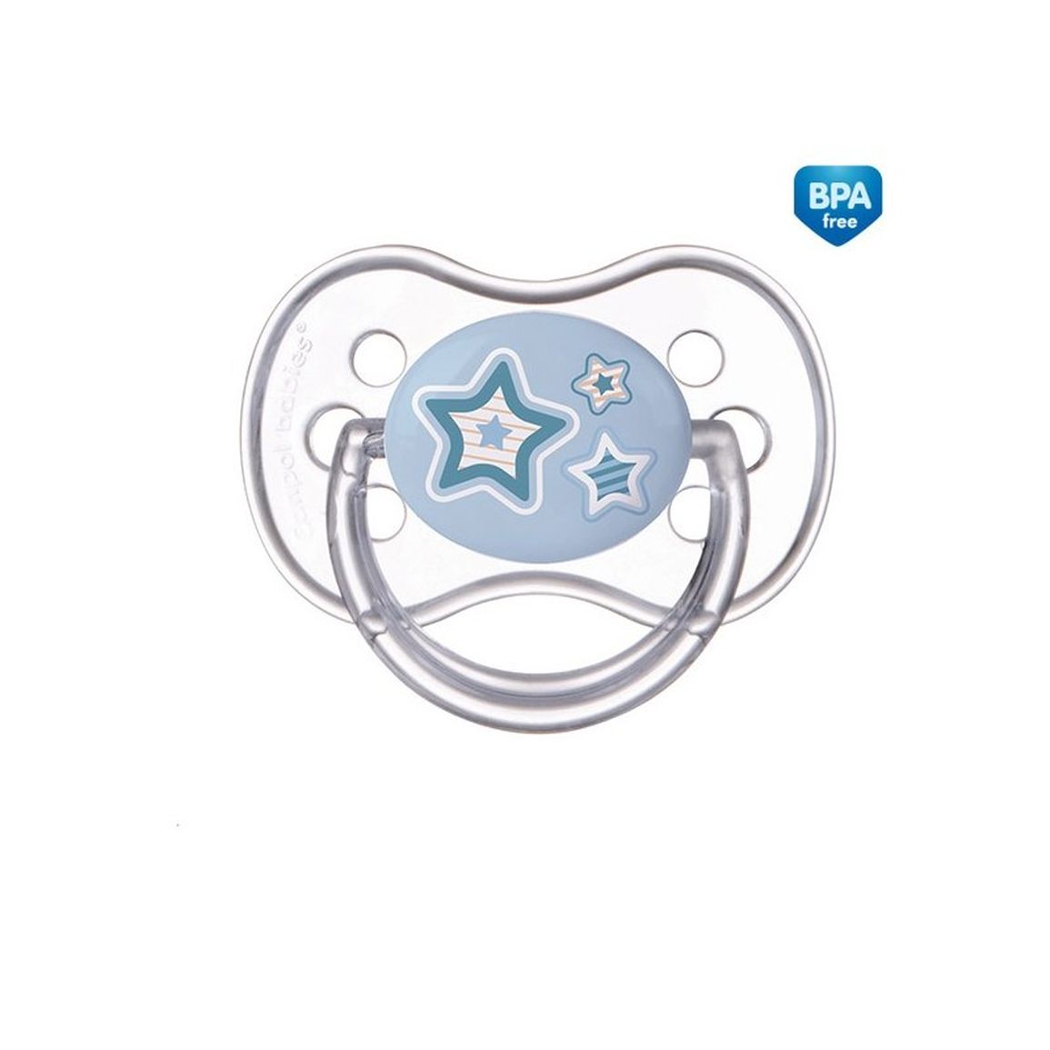 Canpol Babies Cumlík 0-6m silikónový symetrický Newborn Baby