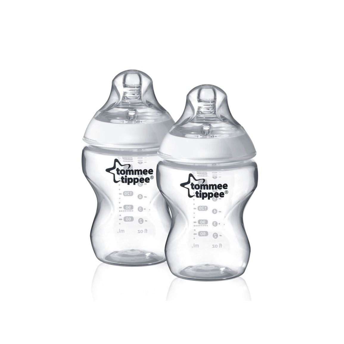 Dojčenská fľaša C2N, 2ks 260ml, 0m+