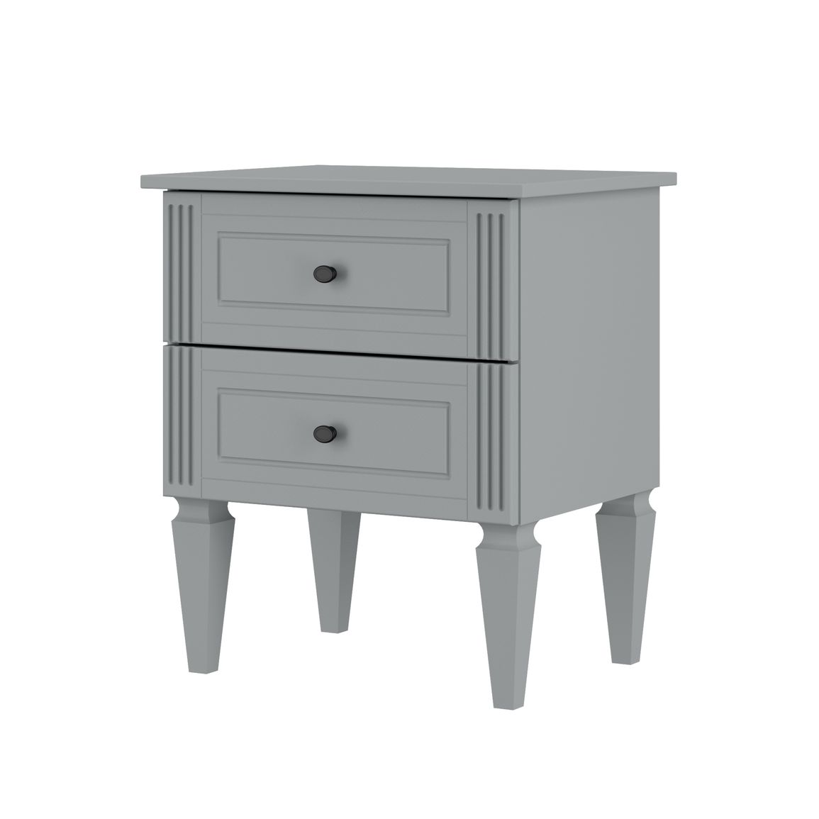 Elegantný nočný stolík Ines neutral grey