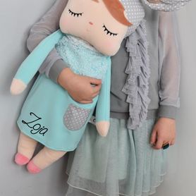 Metoo bábika XL v mätových šatách