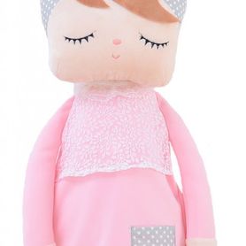 Metoo bábika XL v ružových šatách