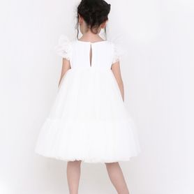 Spinkie Tutu Pom-Pom šaty , white