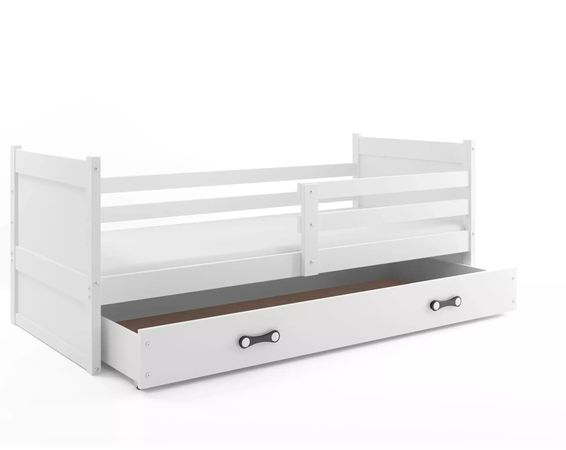 Detská posteľ RICO WHITE 90x200 cm