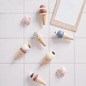 Kids Concept Drevená zmrzlina so stojanom Bistro
