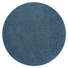 Okrúhly koberec INDUS 75 modrý, melanž