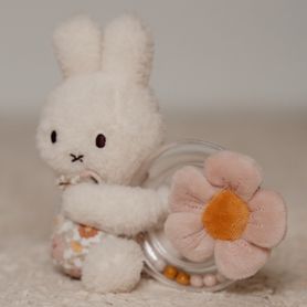 Hrkálka s korálkami králiček Miffy Vintage Kvety