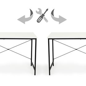 Moderný písací/kancelársky stôl s policami
