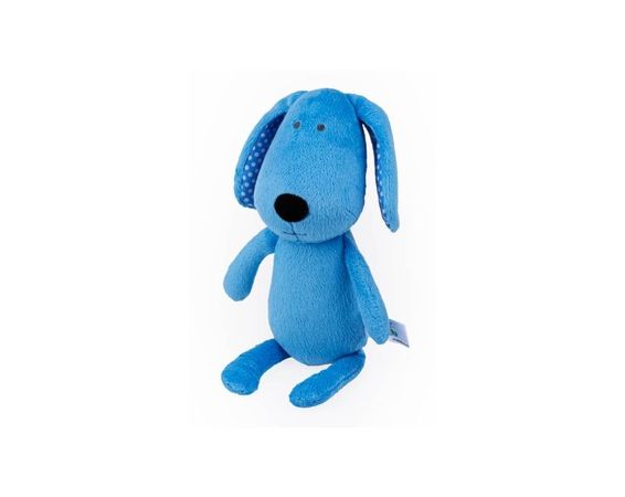 Plyšový psík, modrý 28 cm