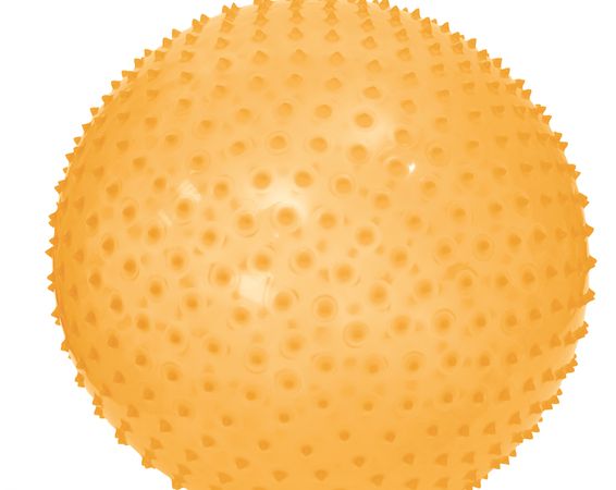 Senzorická lopta 45cm žltá