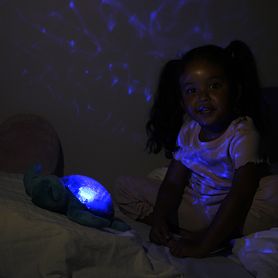 Nočné svetlo s projekciou a hudbou Korytnačka Aqua