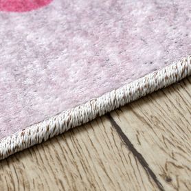 Prateľný protišmykový koberec JUNIOR 51828.802 Balerína, ružový