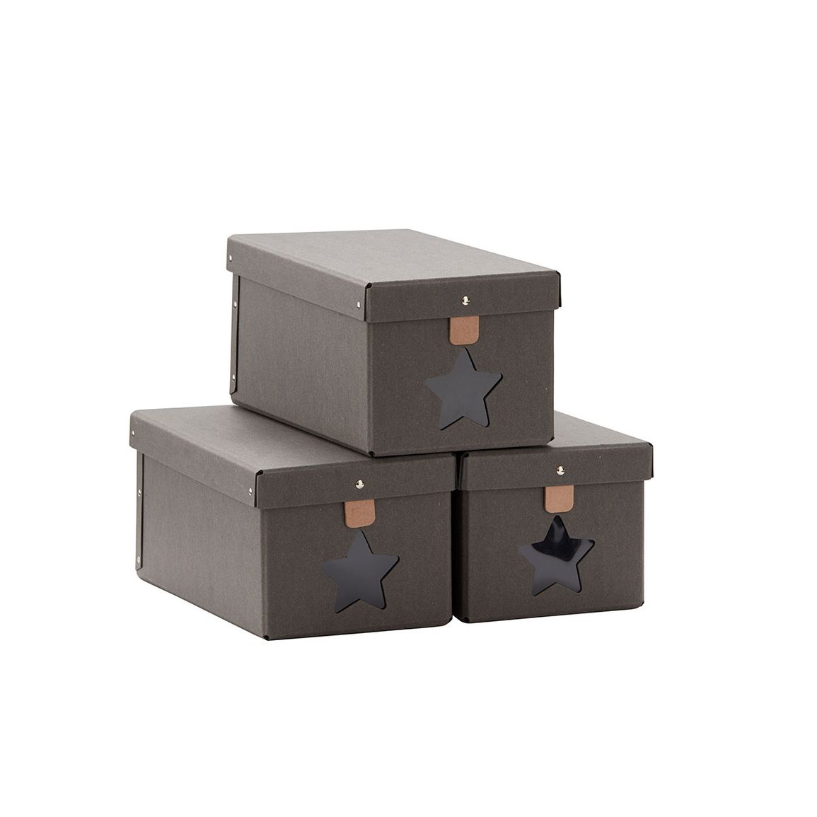 Krabice na topánky 3ks Grey